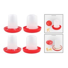 Chicken Feeder Practical Birds Quail Automatic Blanking Bucket Food Trough