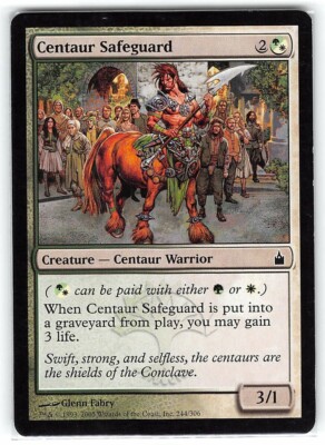 Centaur Safeguard *PLAYSET* Magic MtG x4 Ravnica MP