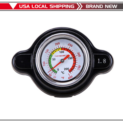 #ad High Pressure Radiator Cap w Temperature Gauge 1.8 Bar For SuzukiRMRMZDRZ $17.99