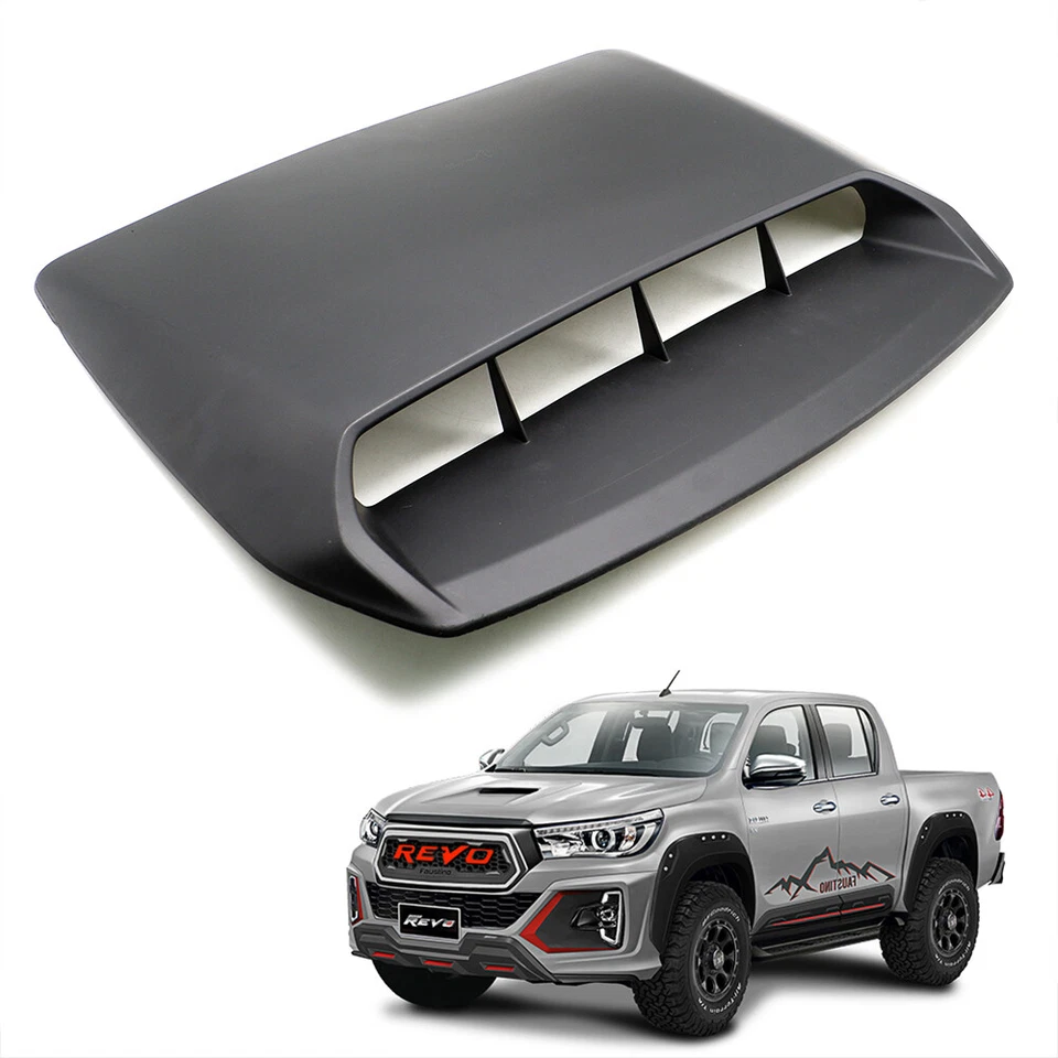 Capó negro mate para Toyota Hilux Revo Rocco edición Z 2015 2020 Foto 4 de 4