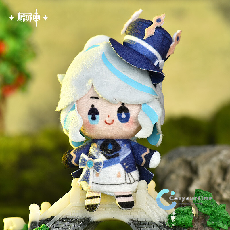Genshin ImNahida Venti Zhongli Furina Plush Keychain Finger
