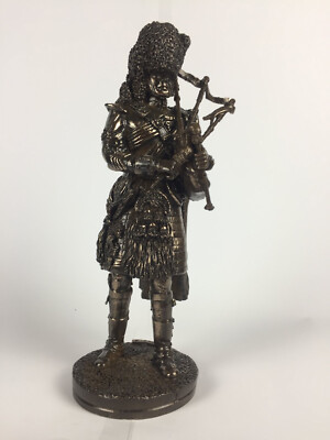 Figurine Militaire écossaise En Résine : Piper Du 2nd Battalion Scottish - Collection