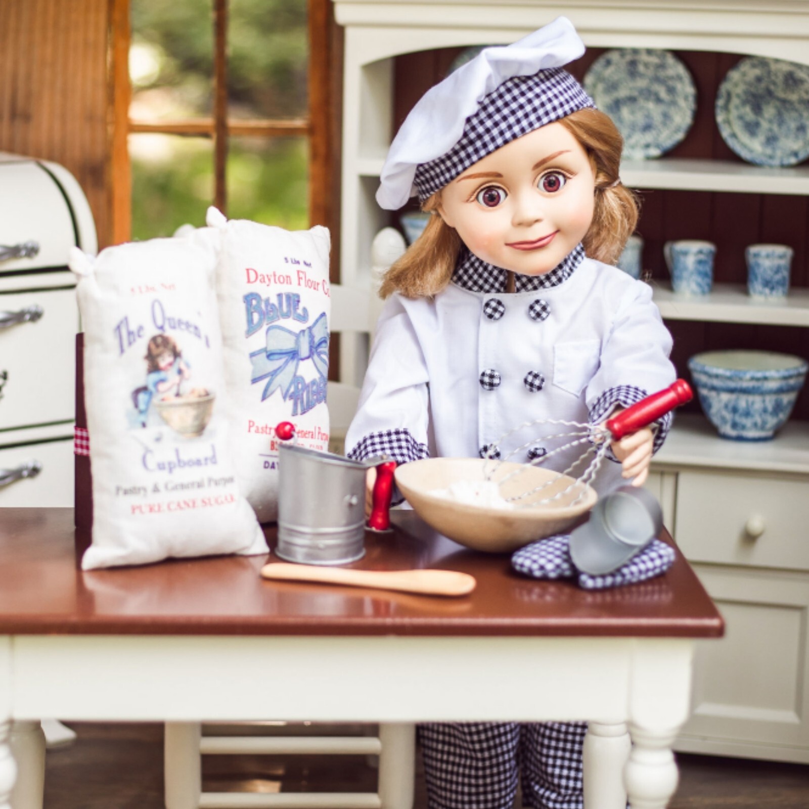 The Queen's Treasures Vintage Baking Tool Set; Fits 18 Inch American Girl Dolls