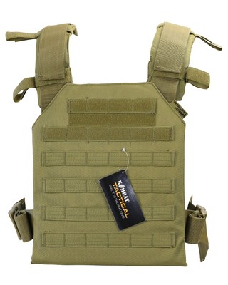 Spartan Platten Träger - Coyote Leichter Platten Träger Mit MOLLE Plattform