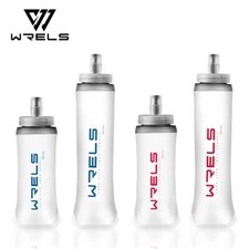 WRELS Water Bottle Folding Soft Flask Sport Water Bottle Water Bag Collapsible