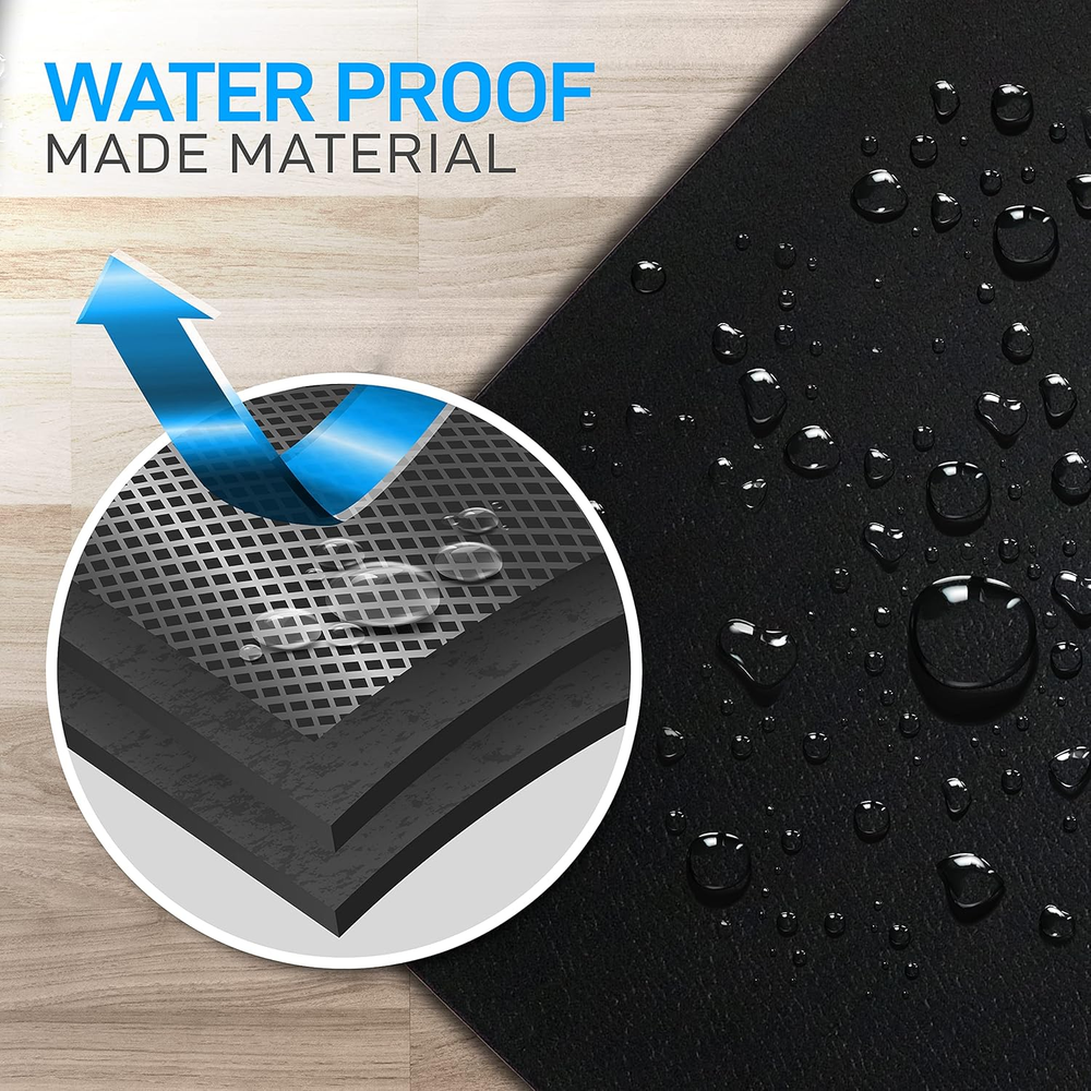 6mm Extra Thick Non-Slip Yoga Mat for Fitness & Exercise Anti-Tear Soft