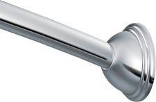 Moen Chrome CSR2160CH 54"- 72" Adjustable Length Fixed Mount Single Curved