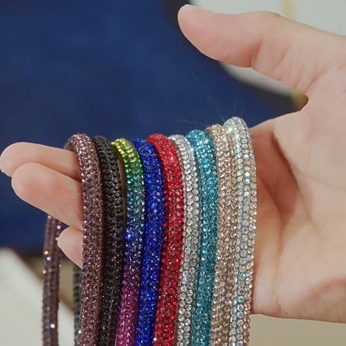 Bling Bling Rhinestone Phone Lanyard Phone Accessories - Photo 3 sur 14
