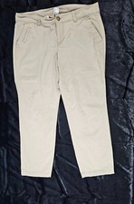 Old Navy Boyfriend Slim Chino Stretch Pants-Beige-12R