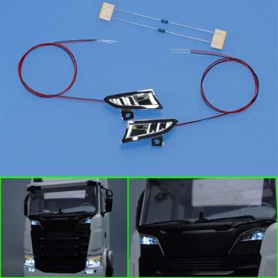 CGRC Front Gesicht Scheinwerfer für 1/14 Tamiya RC Truck Scania 770S 56368 8X4 56371