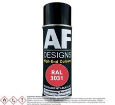 Rostschutzlack  RAL 3031 Orientrot 4 in 1 Dickschichtlack Lack Spray Spraydose