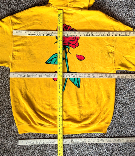 PHORA Truly Yours Pullover Sudadera con Capucha Talla XL Gráfico LOVES ME Spellout Rap - Imagen 10 de 14