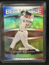 Charlie Blackmon 2020 Panini Prizm Brilliance Red, White, and Blue Prizm #B-10