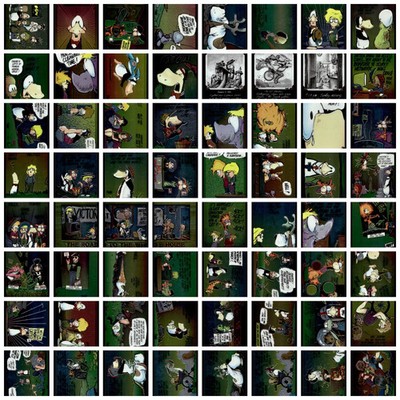 1995 Bloom County Outland (Krome) COMPLETE SET of 100 ''Chromium''