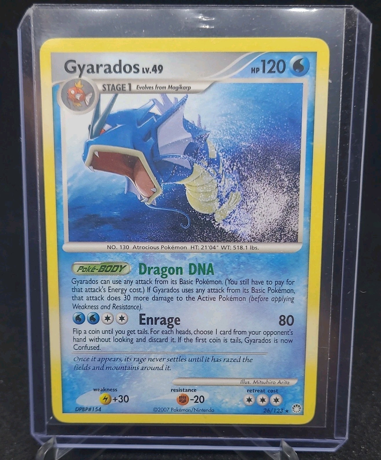 Pokemon TCG Gyarados 26/123 Mysterious Treasures NM