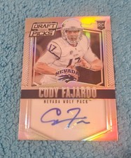 2015 Prizm Draft Picks Cody Fajardo Nevada Silver Rookie Autograph #167 (4)