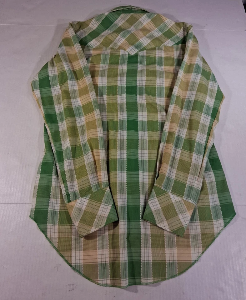 Bordado de colección Miller Western Wear Denver. Camisa de rodeo Pearl Snap 15,5 35 Foto 2 de 4