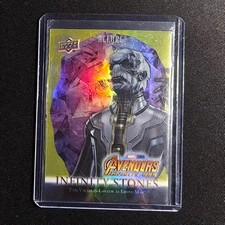 🎗️XYC 2022 UD MARVEL ALLURE INFINITY STONES GOLD /99 Tom Vaughan-Lawlor