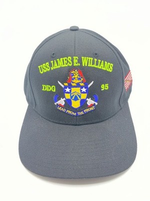The Corps USS James E. Williams DDG 95 CSTT Logo Black Baseball Cap Hat One Size