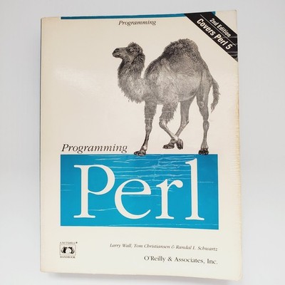 Programming Perl Book O Reilly Paperback Computer Software Coding