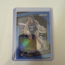 2025 Panini Prizm WNBA Bridget Carleton Carolina Blue /125 #88 Minnesota Lynx