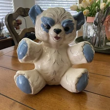 Vintage Kay Finch California Pottery Bear Figurine Planter/Pot Collectible Art