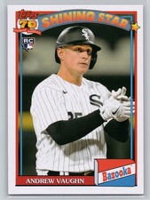 Andrew Vaughn 2021 Topps Archives 1991 Bazooka Shining Stars #91BZ-10 White Sox