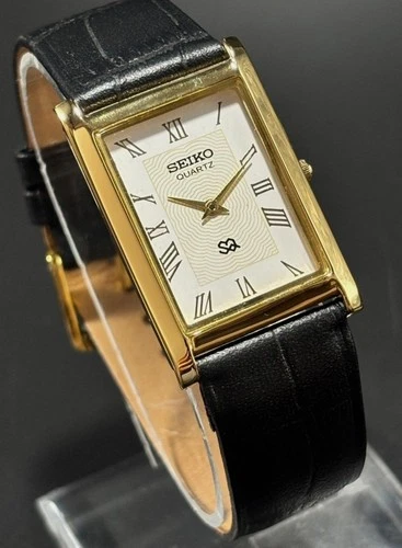 Rare Vintage Seiko Slim Quartz Men's Wrist Watch