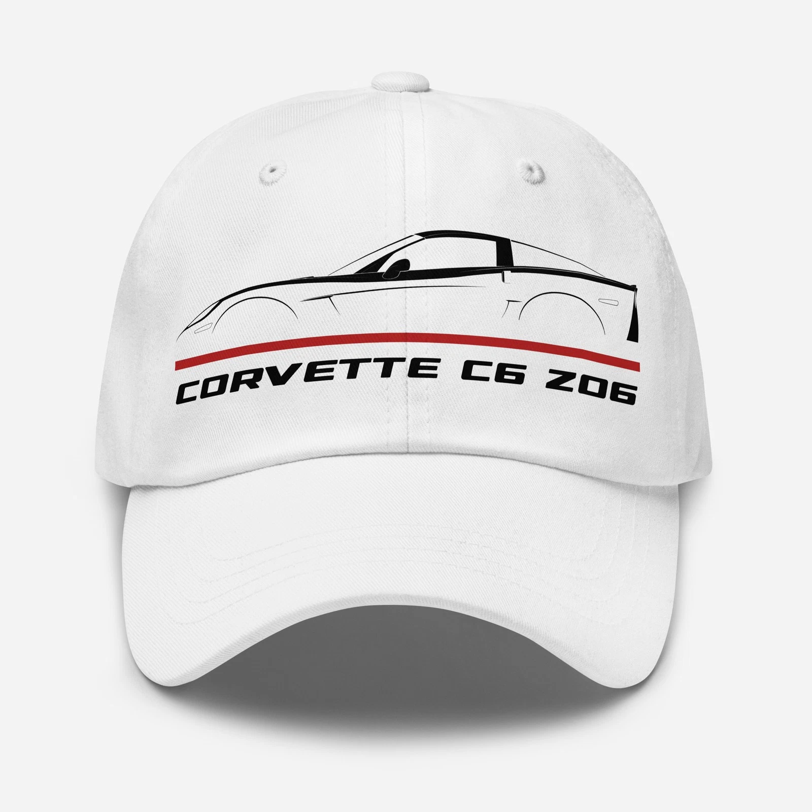 Premium Dad Hat For Chevrolet Corvette C6 Z06 2006-2013 Car Fans Cap Gift