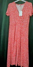 Mona cotton dress size 14 new with tags
