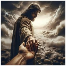 Jesus Diamond Painting Kits for Adults, Round Full Drill Diamond Art Kits, 5D DI