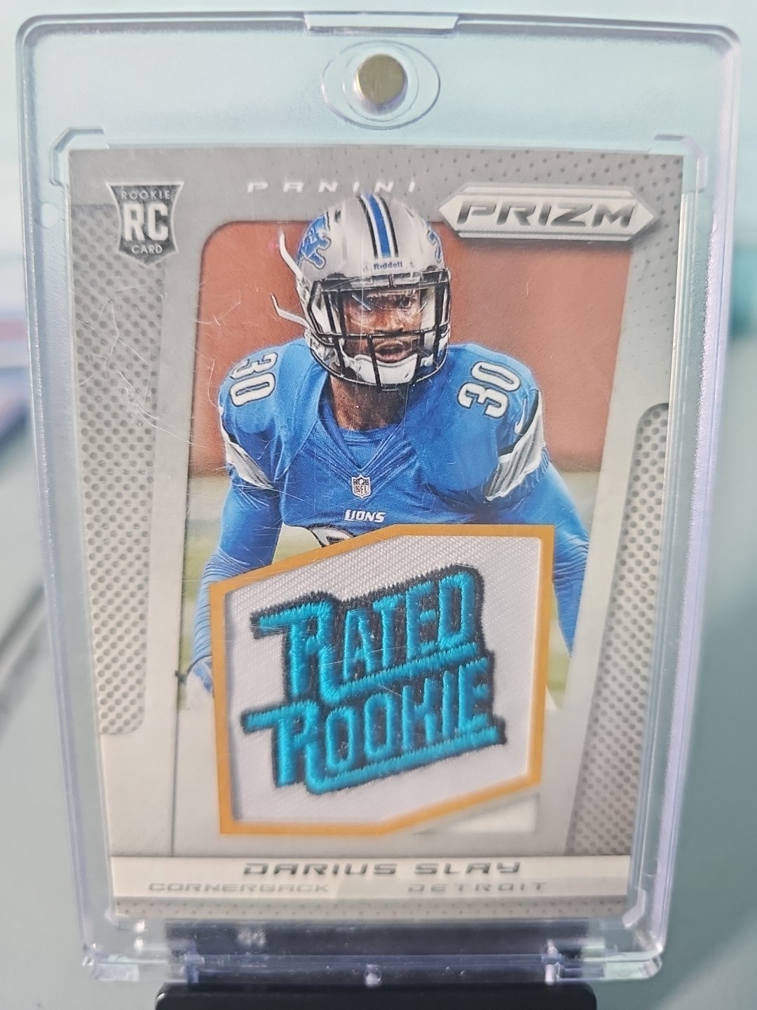 Darius Slay Panini Prizm #222 Rated Rookie Patch