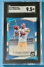 2017 DONRUSS FOOTBALL OPTIC ROOKIE R. JOSHUA DOBBS CARD # 181 SGC 9.5. rookie card picture