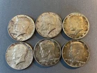 Constitutional Junk Silver (Kennedy Half Dollar 40% Silver Lot of 6 Circulated)
