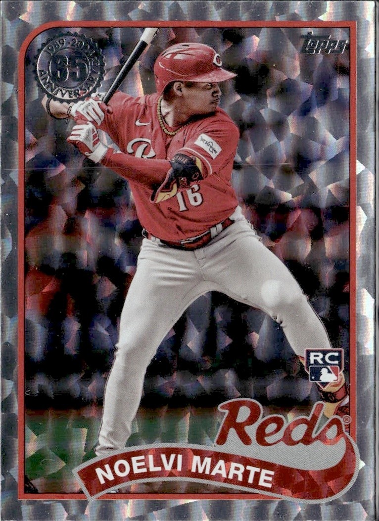 2024 Topps Chrome (35th Anniversary) Noelvi Marte #89B2-8 Silver Foil RC