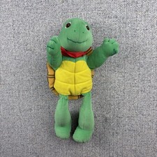 VTG Franklin the Turtle Hand Puppet Stuffed Plush Toy Eden Good Condition