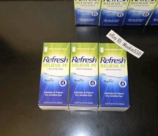 EXP 04/2027+ 3 Box REFRESH * RELIEVA PF * PRESERVATIVE FREE Eye Drops .33oz 10mL