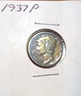 1937-P 1945-P Mercury 90% Silver Dimes Lot of 2 #62