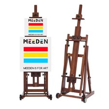 Studio H-Frame Easel -Adjustable Beech Wood Studio Art Easel, Painting...
