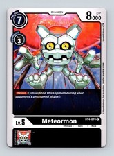 Meteormon BT4-070 Common Black Ultimate  Digimon Card CCG 