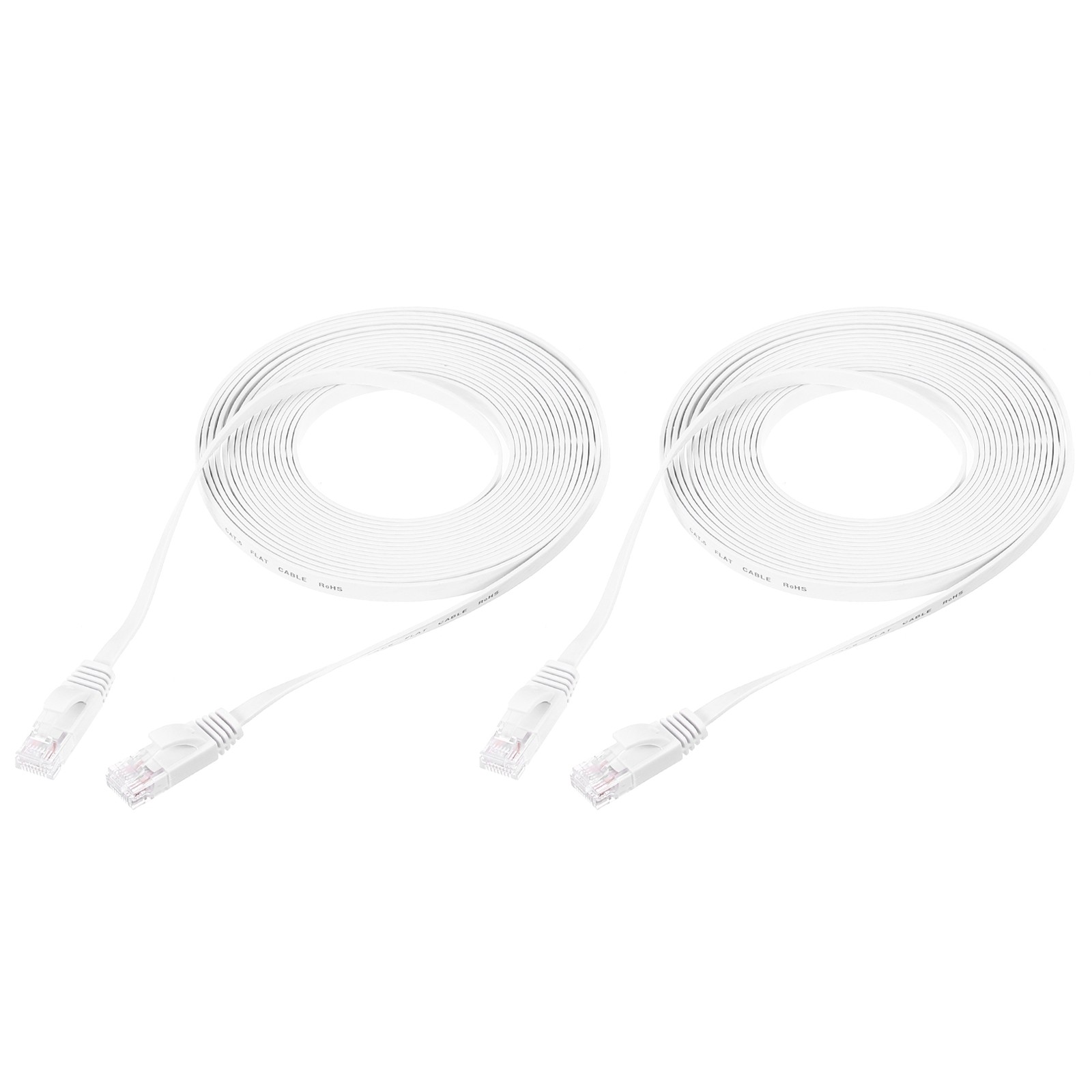 16ft Cat6 Ethernet Cable Flat 32AWG High-Speed RJ45 Network Cord-image