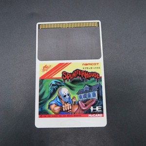 Trader Games - SPLATTERHOUSE NEC PCENGINE  PCE  HUCARD NTSC Japan Complete With Reg Card Very Good Condition 4907892031111
