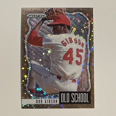 Bob Gibson - 2021 Panini Prizm Old School No. OS-3 Bronze Donut Circles /40