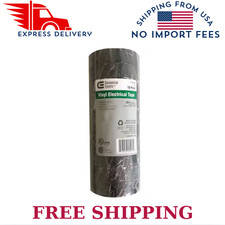 Commercial Electric 0.75 in. x 60 ft. 7 mil Vinyl Electrical Tape - Black 10PaCK