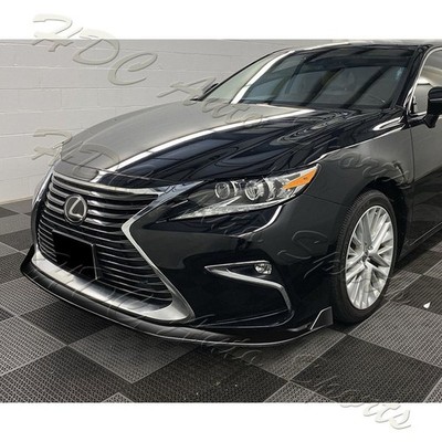 For 16-18 Lexus ES300H ES350 Painted Black Front Bumper Splitter