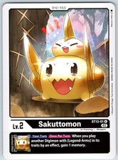 Sakuttomon Uncommon Starter Deck 13: Ragnaloardmon  ST13-01 U NM