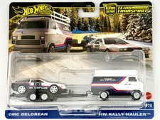 Hot Wheels Premium - DMC Delorean & HW Rally Hauler - Team Transport #78 - 2025