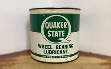 Vintage Quaker State Wheel Bearing Lubricant Five Pound Can
