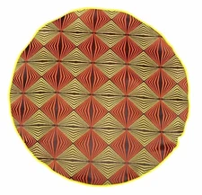 Lord R Colton Masterworks Pocket Round Levanzo Bark & Lime Silk - $75 Retail New