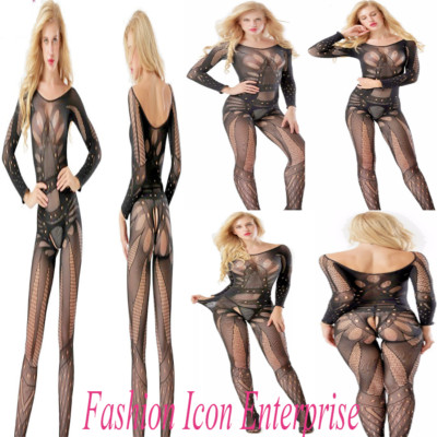 Sexy Lingerie For Women Sleepwear Babydoll Adult Nightwear Fishnet Stocking 37
